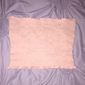light pink tube top